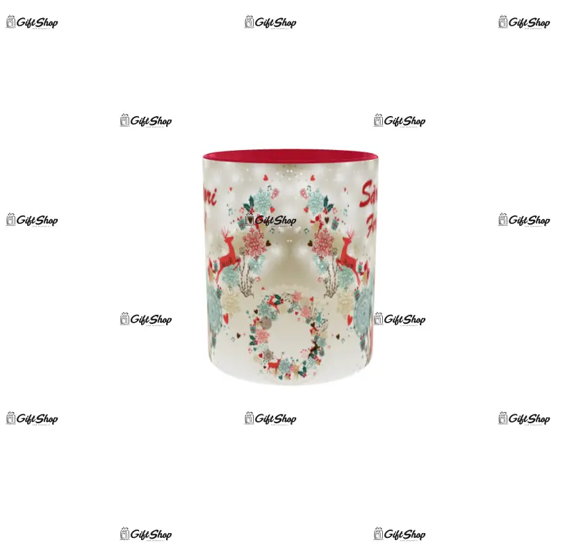 Sarbatori fericite, cana ceramica, 330ml, model cgs1712